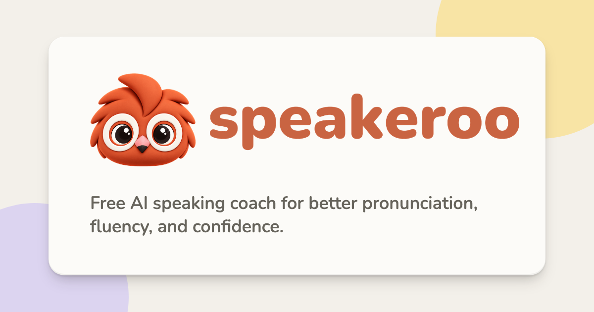 Speakeroo preview